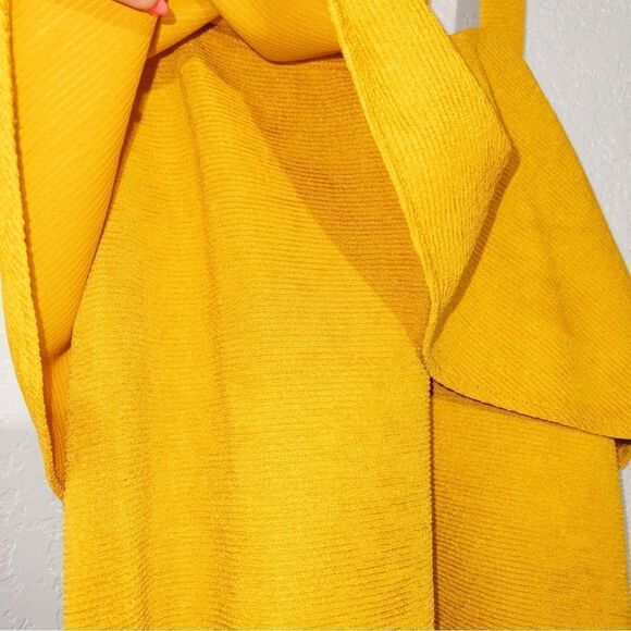 Madewell Yellow Texture &‎ Thread Tiered Tank Top Size Medium - Picture 4 of 8